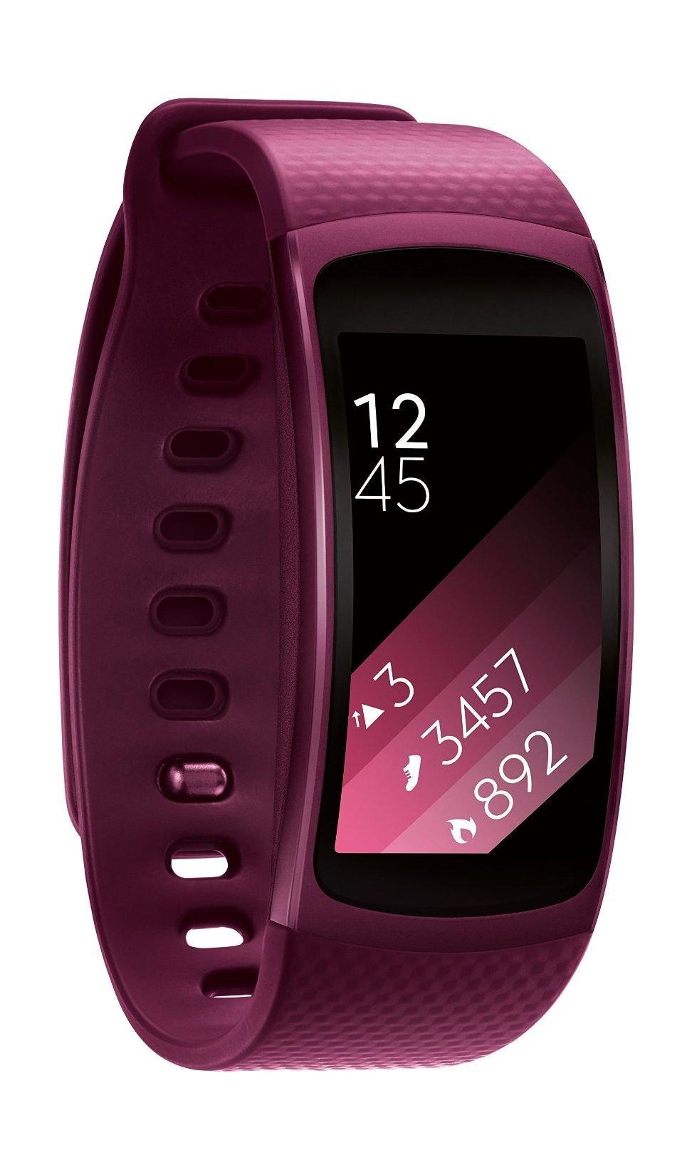 سوار تعقب اللياقة البدنية سامسونج جير فيت٢ (صغير) - وردي