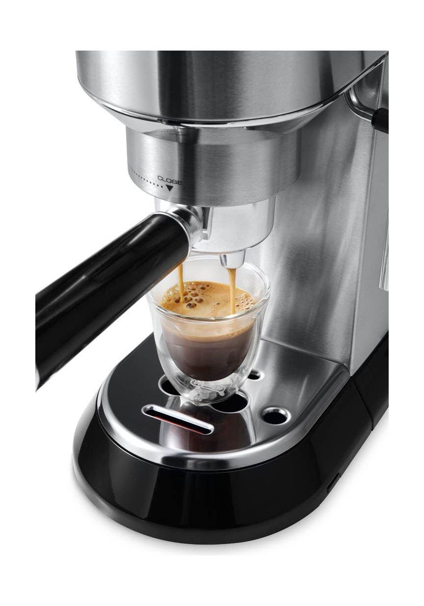 Delonghi 1540W Dedica PumpDriven Coffee Maker (DLEC680.M) Metal