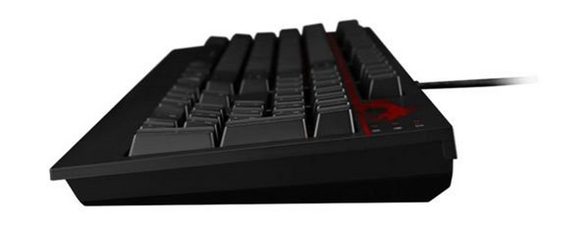 لوحة مفاتيح ألعاب ميكانيكية مع إضاءة خلفية من إم إس آي - أسود (GK-701)