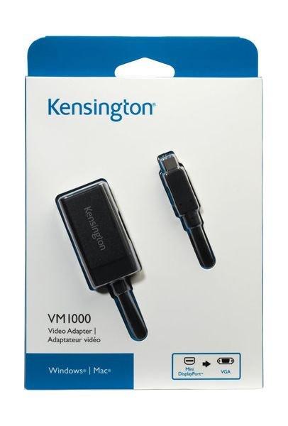 محول فيديو لوصلة الشاشة "ميني ديسبلاي" إلى موصّل "في جي إيه" من كينسينجتون - أسود (VM1000)