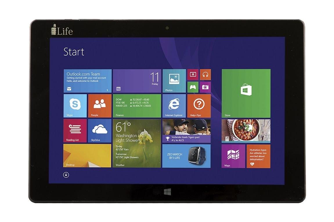 iLife Zedbook Intel Atom 2GB RAM 32GB SSD 10.1-Inch Touchscreen Convertible Laptop – Grey