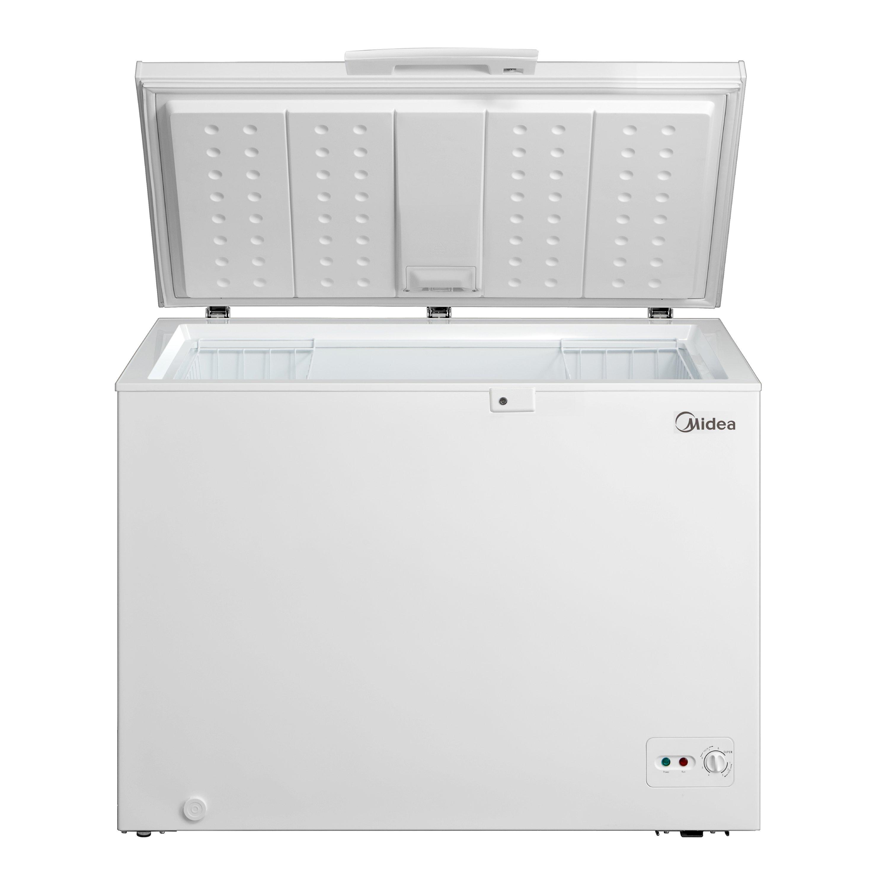 Midea 10.2 CFT Chest Freezer (HS384C) White Kitchenware Xcite KSA