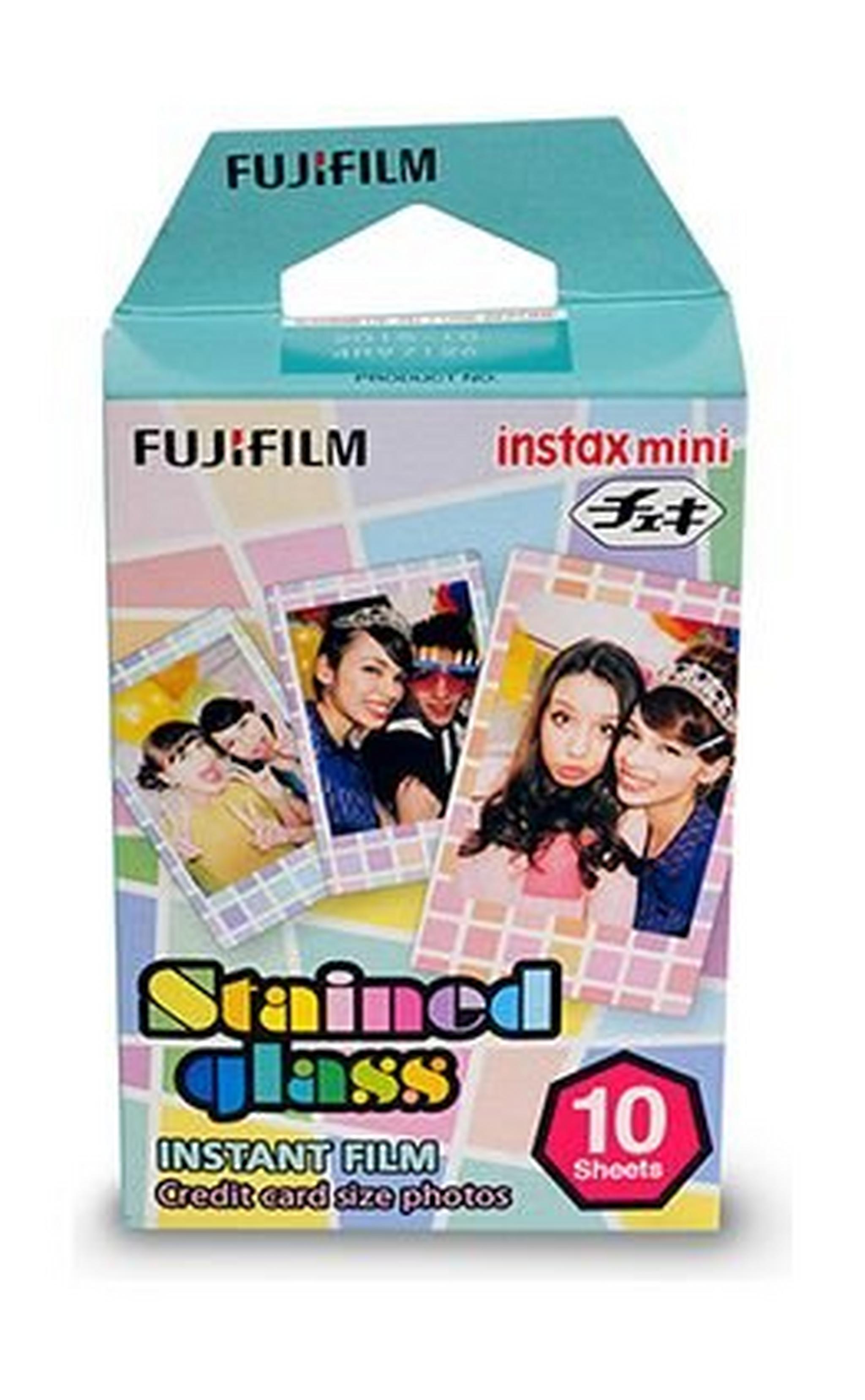 Fujifilm Instax Mini Stained Glass Film – 10 Sheets Per Pack