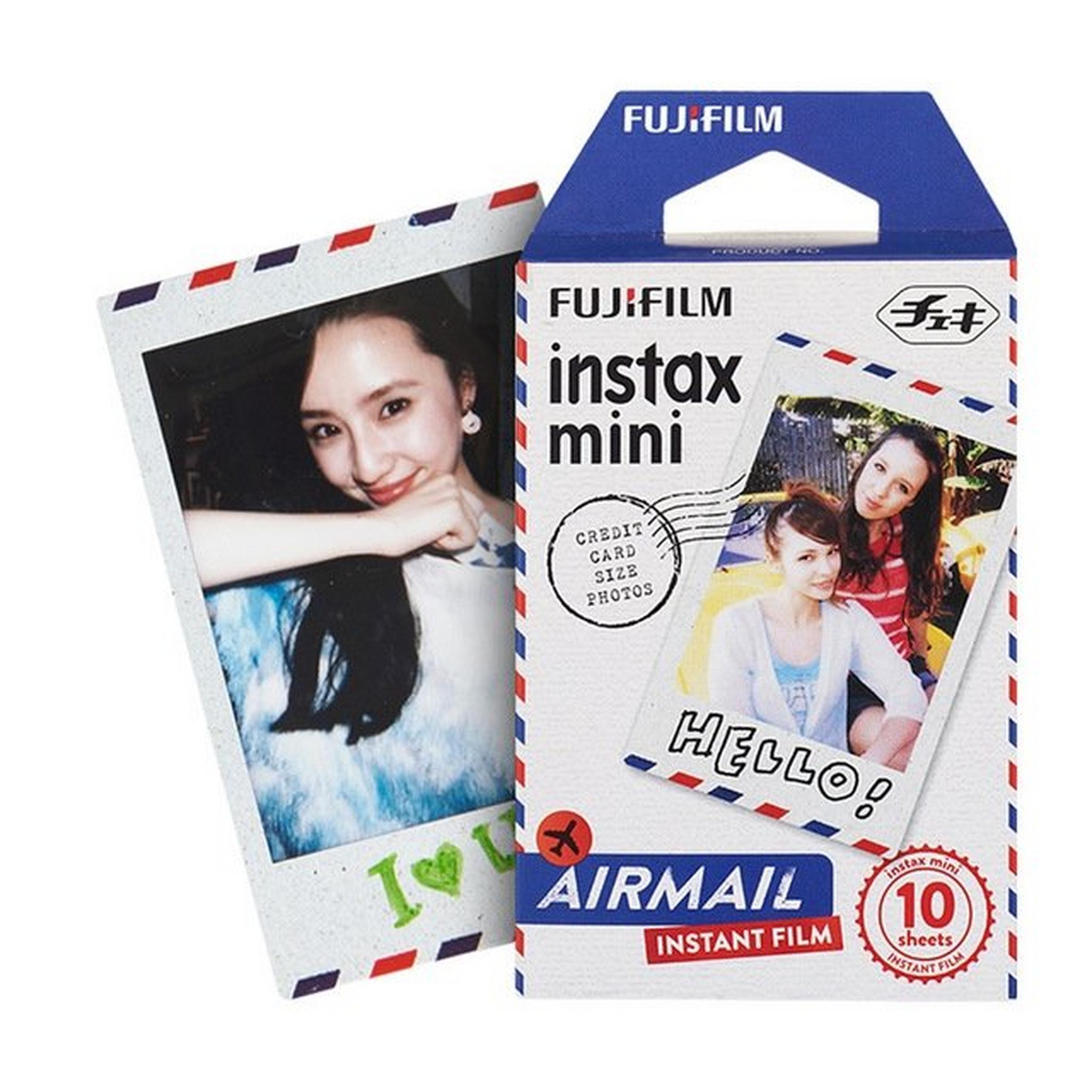 Fujifilm Instax Mini Air Mail Film – 10 Sheets Per Pack
