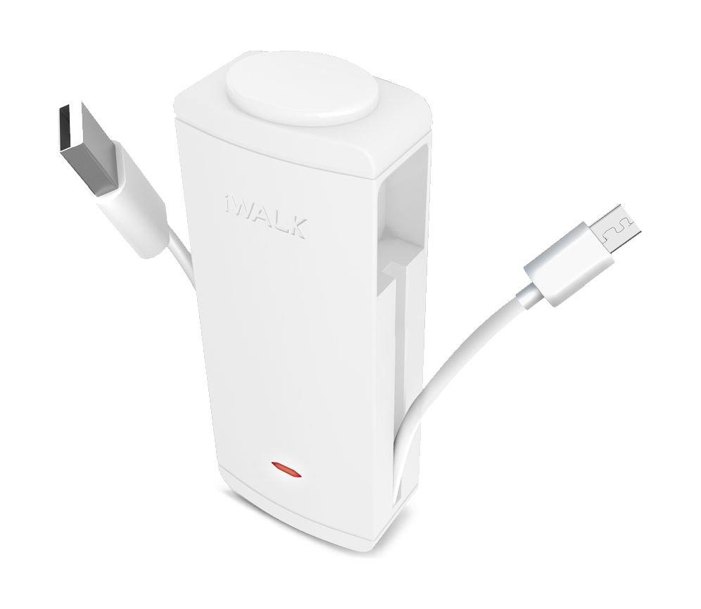 iWalk Charge It+ 2600mAh Micro-USB Power Bank (IW-LB001MB) - White