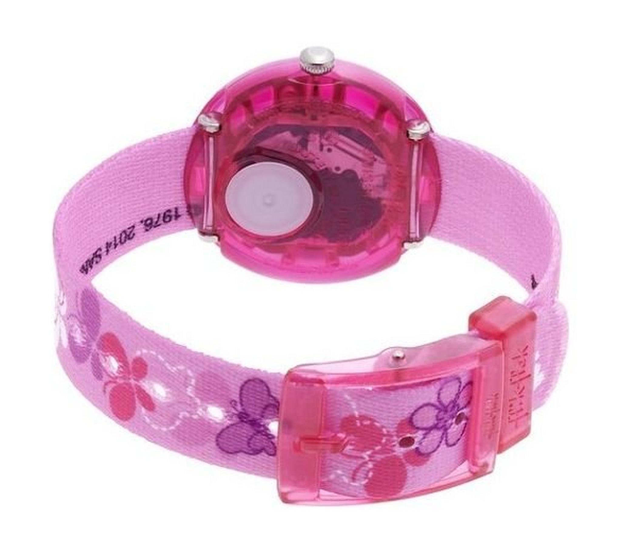 Flik Flak Hello Kitty Butterfly Kids Wrist Watch (FLNP005 ) - Pink