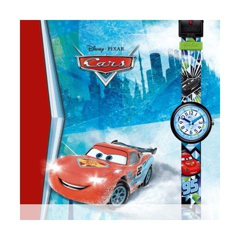 ساعة الأطفال ديزني كارز للسباق السريع من فليك فلاك (FLNP022)