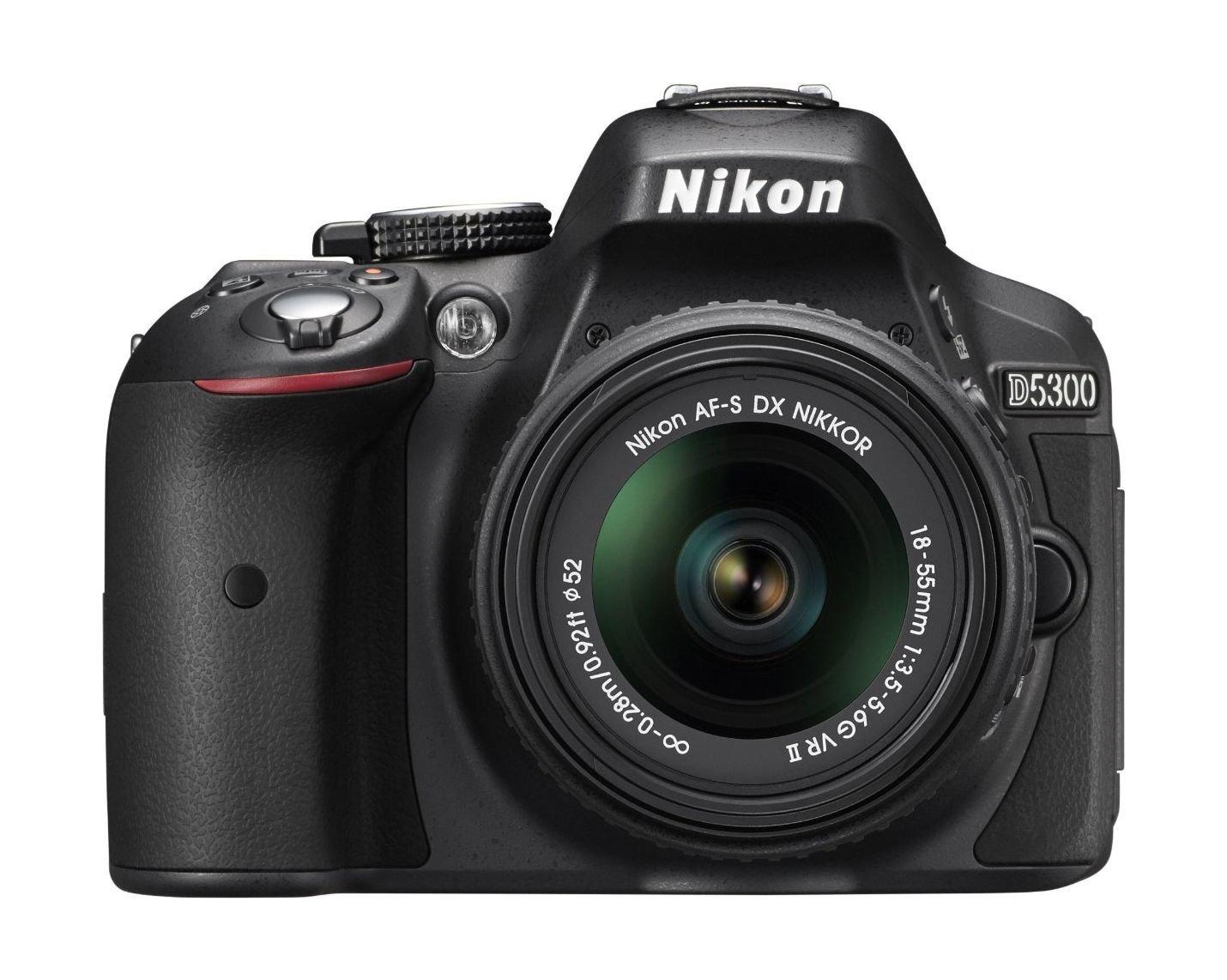 Nikon D5300 24.2MP WiFi DSLR Camera With 18-55 Zoom Lens + Lowepro Adventura 170 DSLR Shoulder Bag + SanDisk 16 GB Memory Card