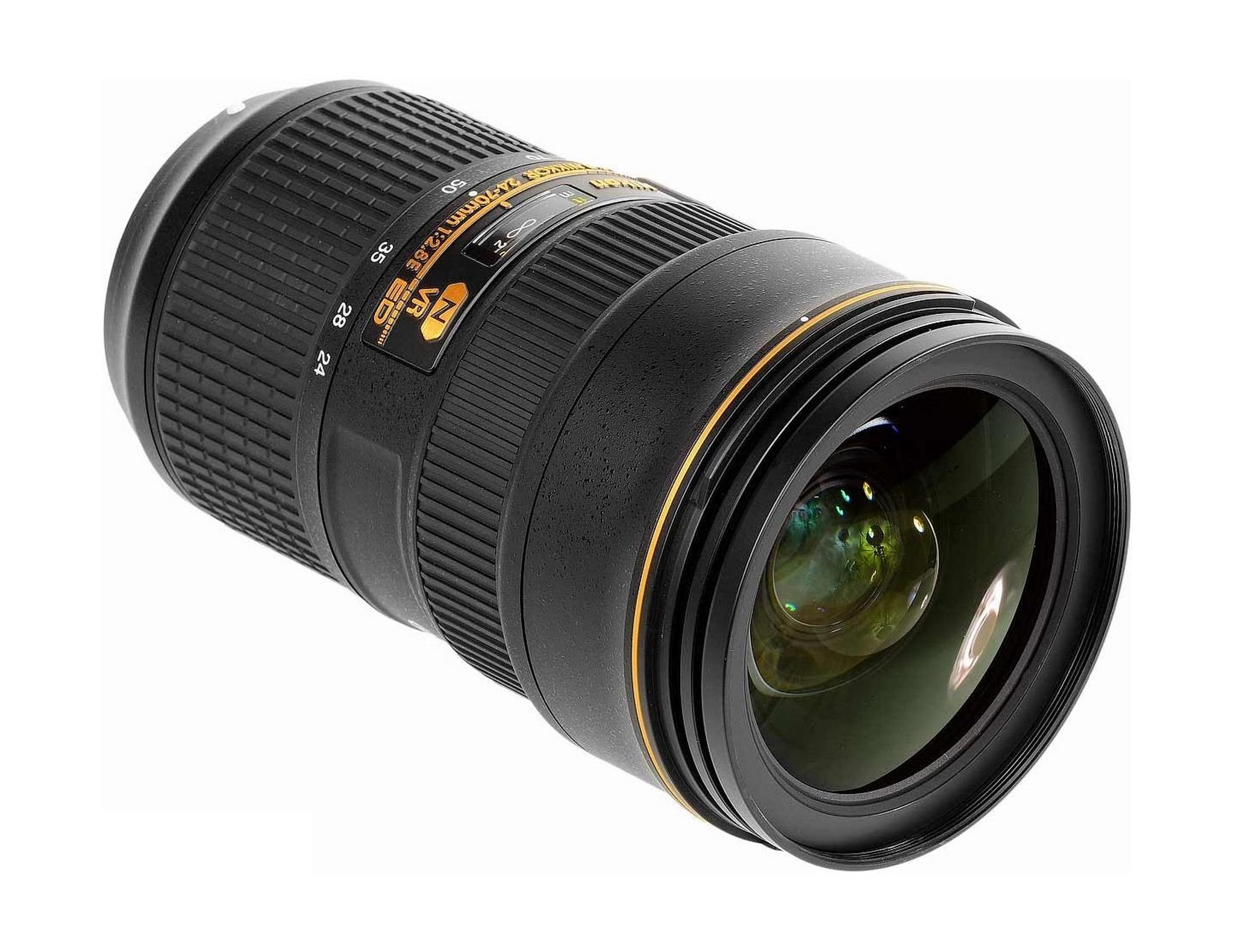 Nikon AF-S 24-70mm F/2.8E ED VR Zoom Lens - Black