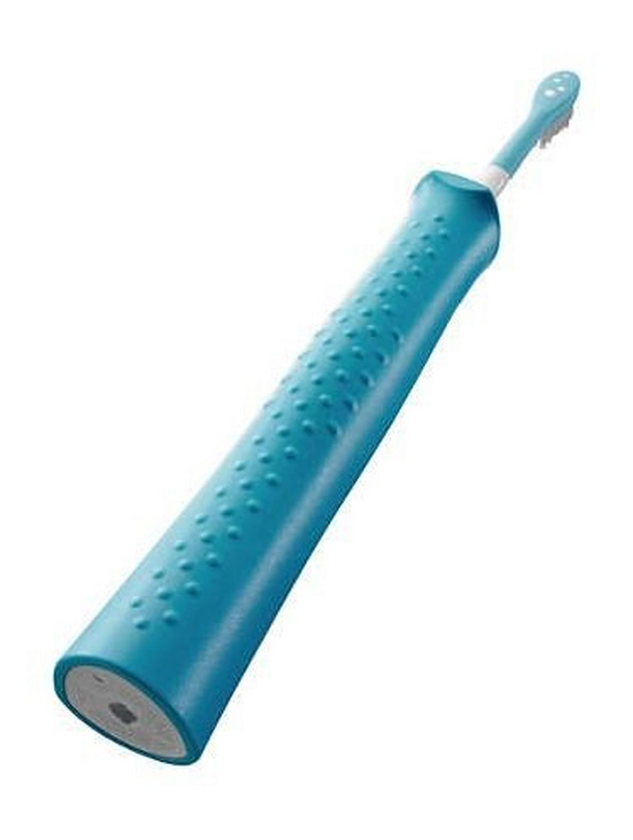 فرشاة الأسنان الكهربائية سوني كير للأطفال بتقنية سونيك من فيليبس – أزرق/أبيض (HX6311/07)