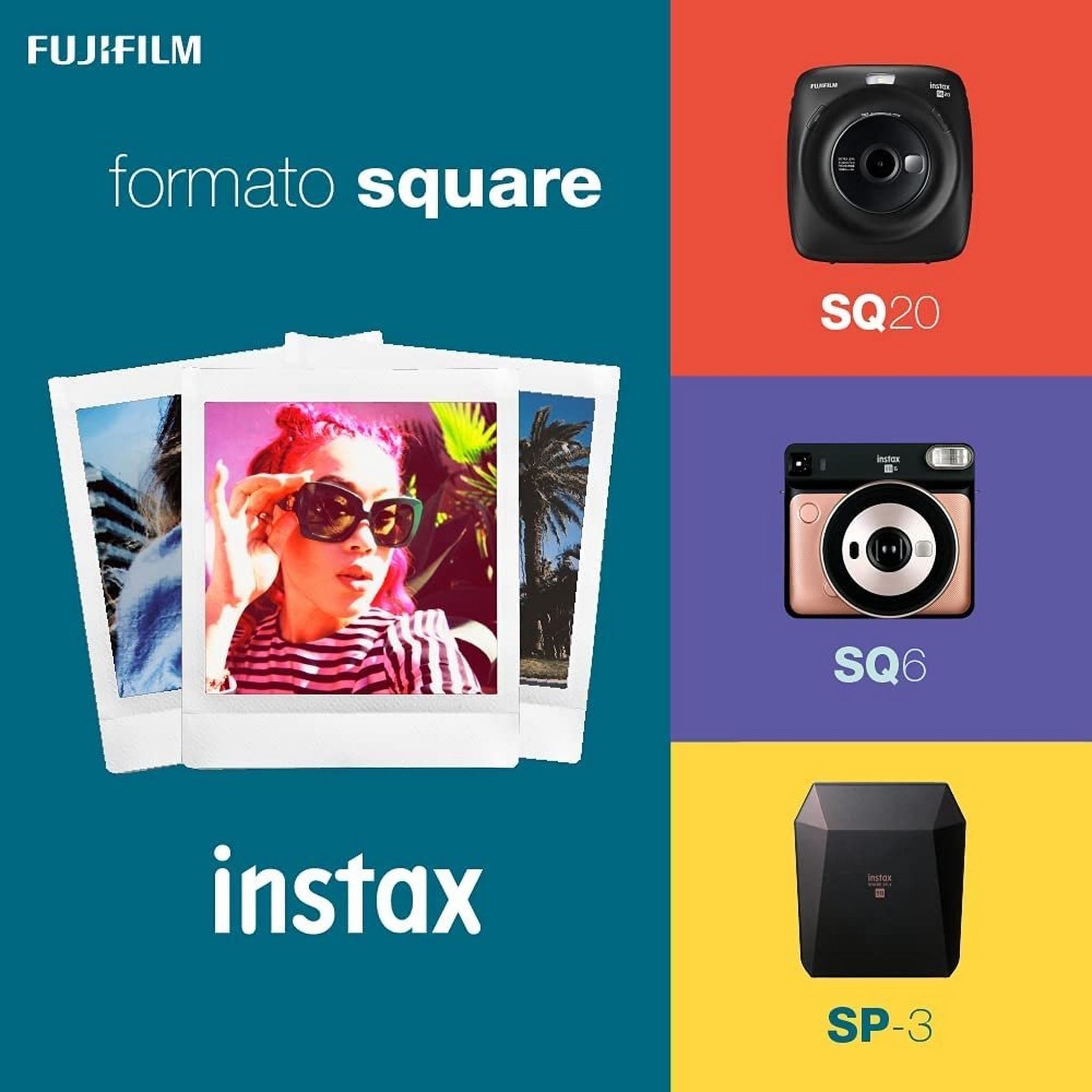 Fujifilm Instax Square Rainbow Film - 10 Exposures (FUJI PH BOX-YL)
