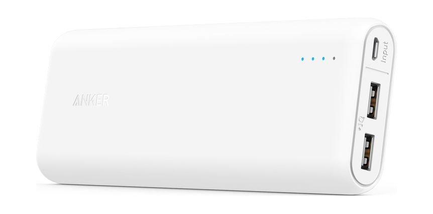 Anker PowerCore 2 USB Port Portable PowerBank 20100mAh - White
