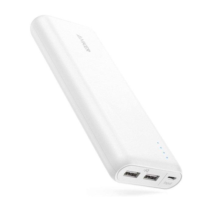 Anker PowerCore 2 USB Port Portable PowerBank 20100mAh - White