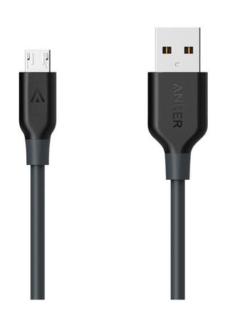 Buy Anker powerline 1. 8 meters micro-usb cable (a8133h12) - black in Kuwait