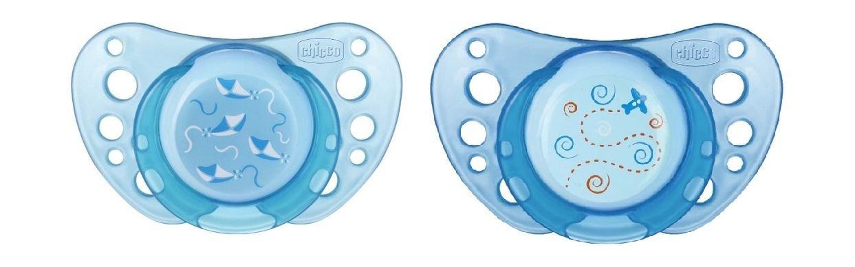 Chicco 2Pcs Physio Air Soother Case – Blue (119N) 