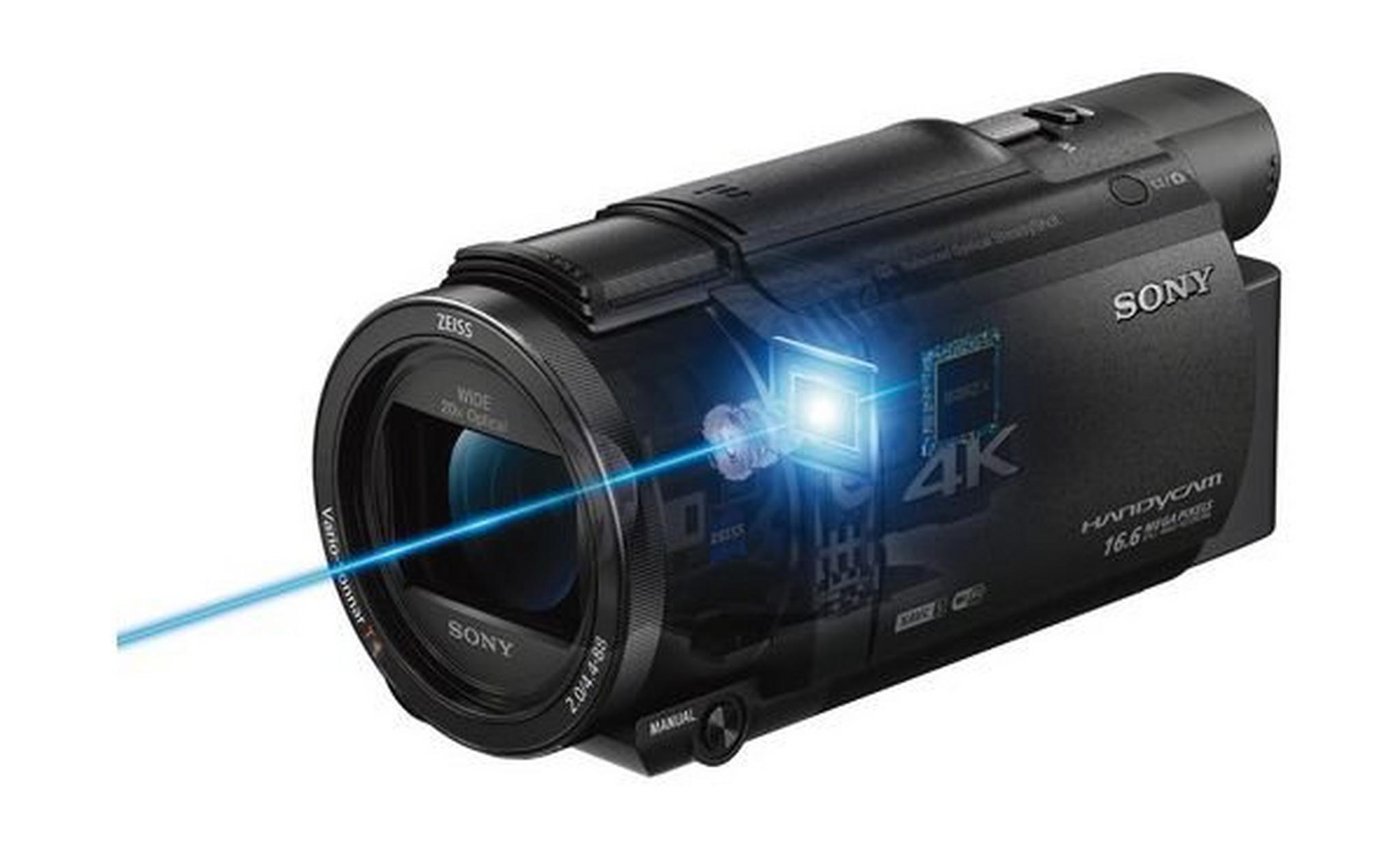 كاميرا فيديو فائقة الوضوح بدقة ٤ كي من سوني (FDR-AX53)