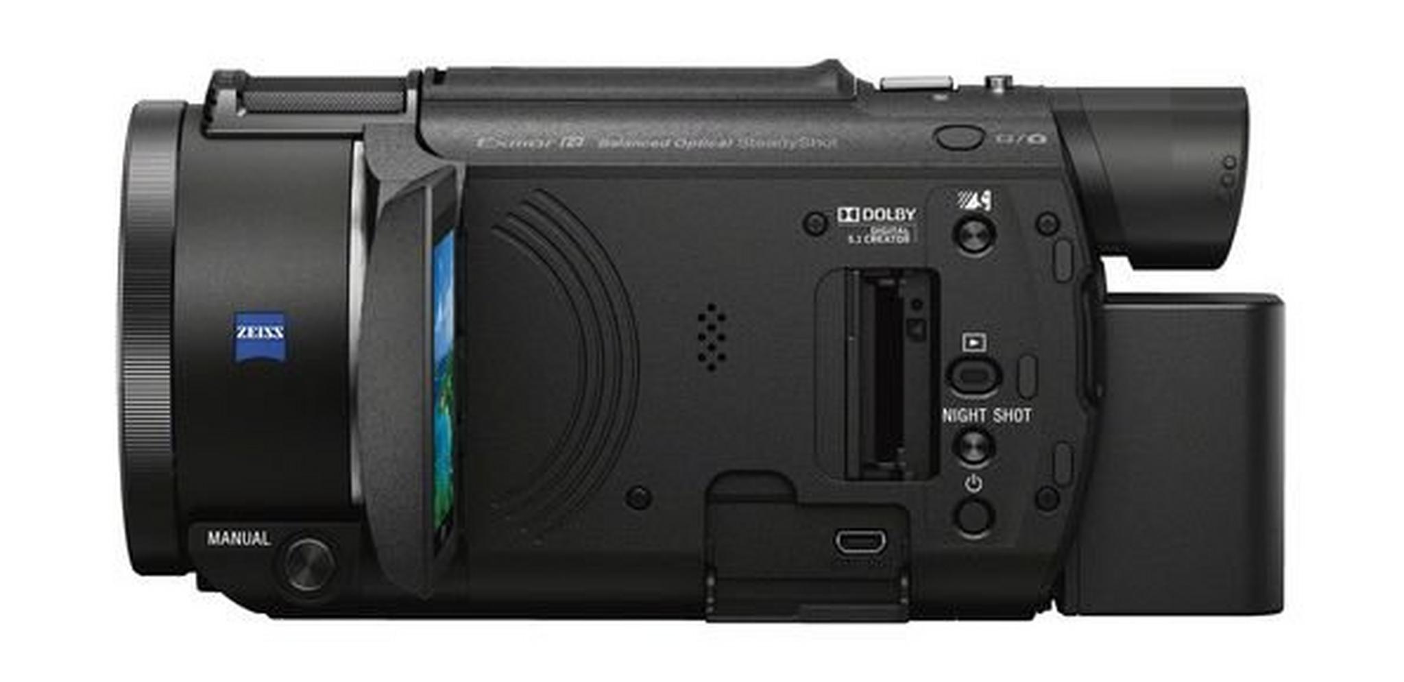 كاميرا فيديو فائقة الوضوح بدقة ٤ كي من سوني (FDR-AX53)