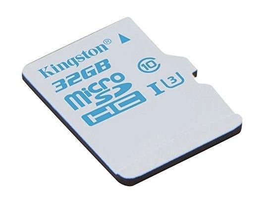 Kingston 32GB Micro SDHC Action Camera UHSI U3 Memory Card with