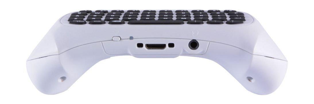 لوحة المفاتيح اللاسلكية الصغيرة المُلحقة بيد التحكم لأكس بوكس ون - أبيض