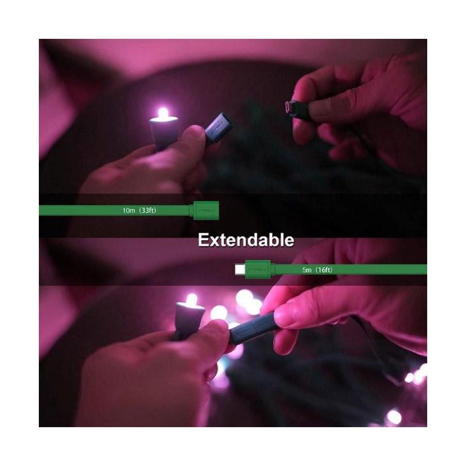 شريط الإضاءة الألوان ميبو بلاي بالب كوميت ١٠ متر (BTL-505)