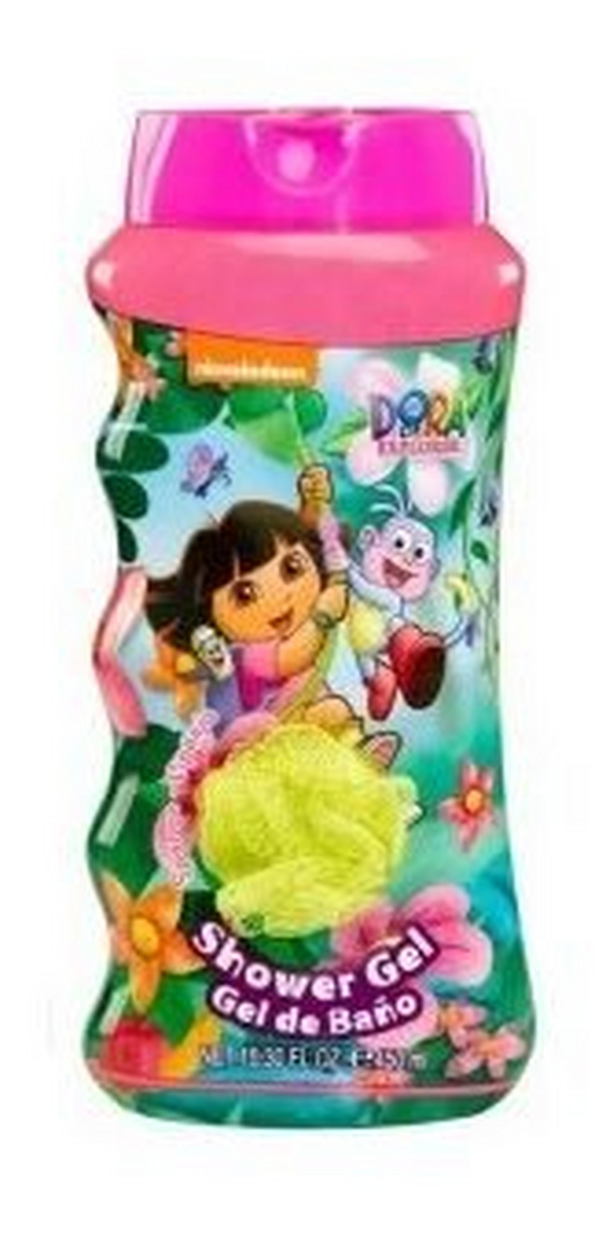 Cartoon Network Dora Shower Gel & Bath Puff 450ml For Kids (6226)