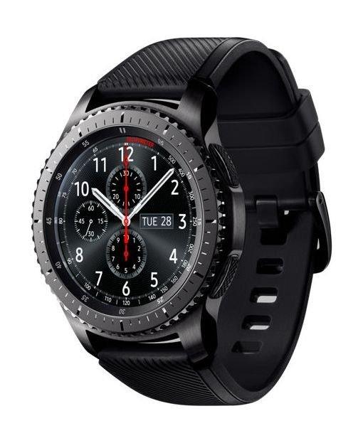سامسونج جير أس 3 ساعة أمامي ذكية  (SM-R760NDAAKSA) -   كبير – رمادي غامق