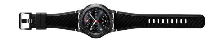 سامسونج جير أس 3 ساعة أمامي ذكية  (SM-R760NDAAKSA) -   كبير – رمادي غامق