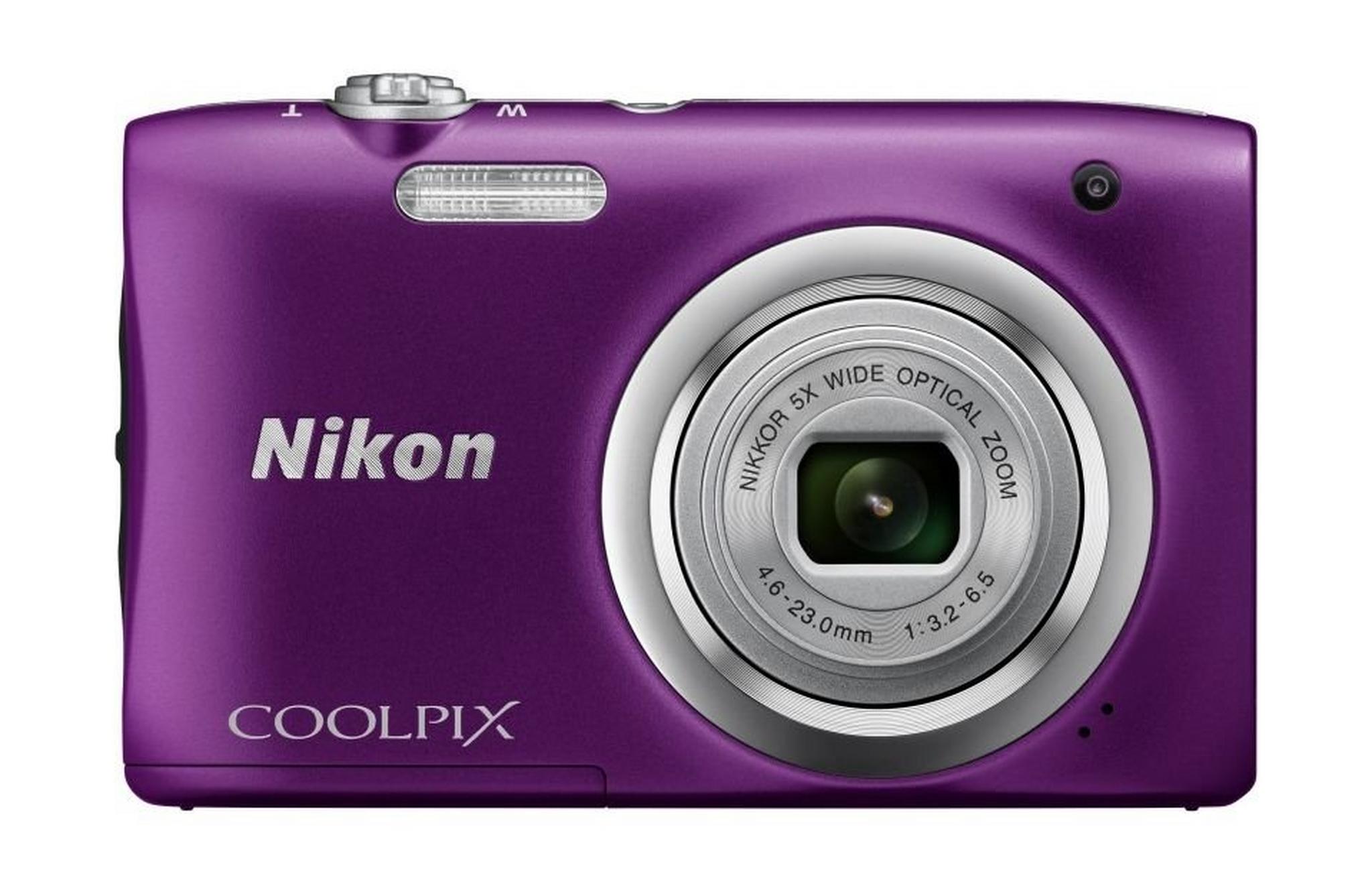 Nikon Coolpix A100 20MP Compact Digital Camera – Purple