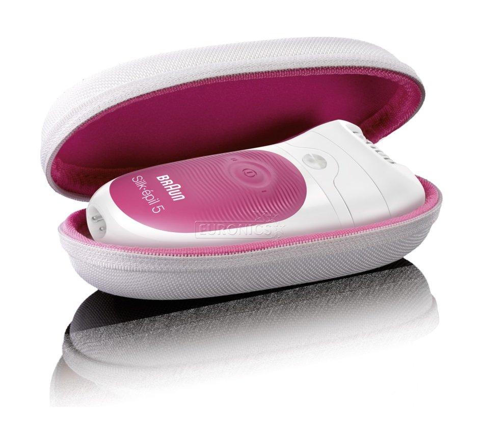 Braun Wet & Dry Silk-épil 5 Epilator (SE5-547) – Pink / White