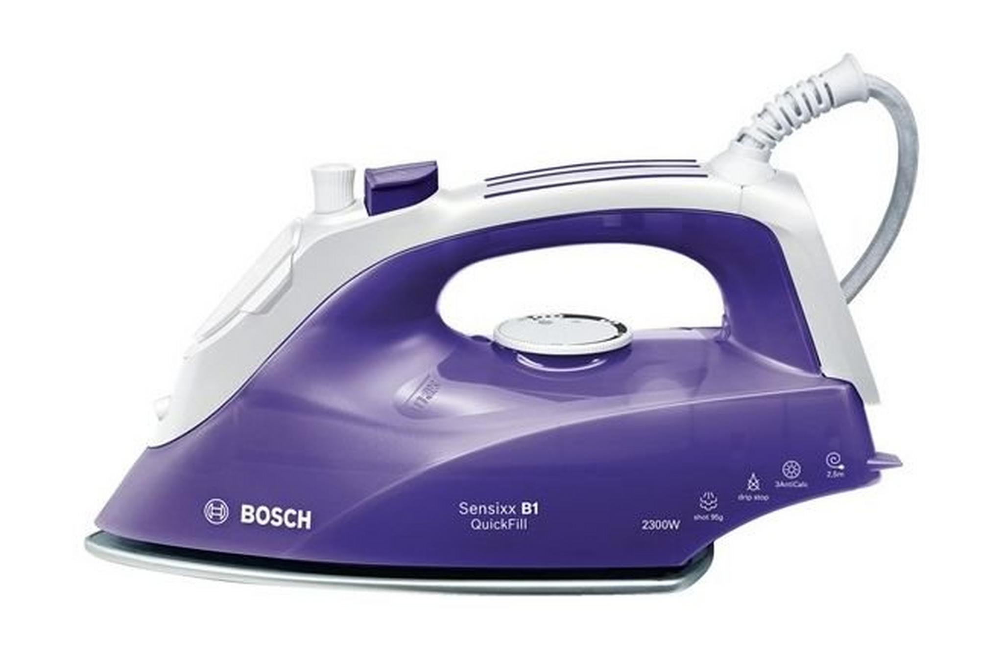 Bosch 2300W 290ML QuickFill Steam Iron (TDA2651GB) – Purple