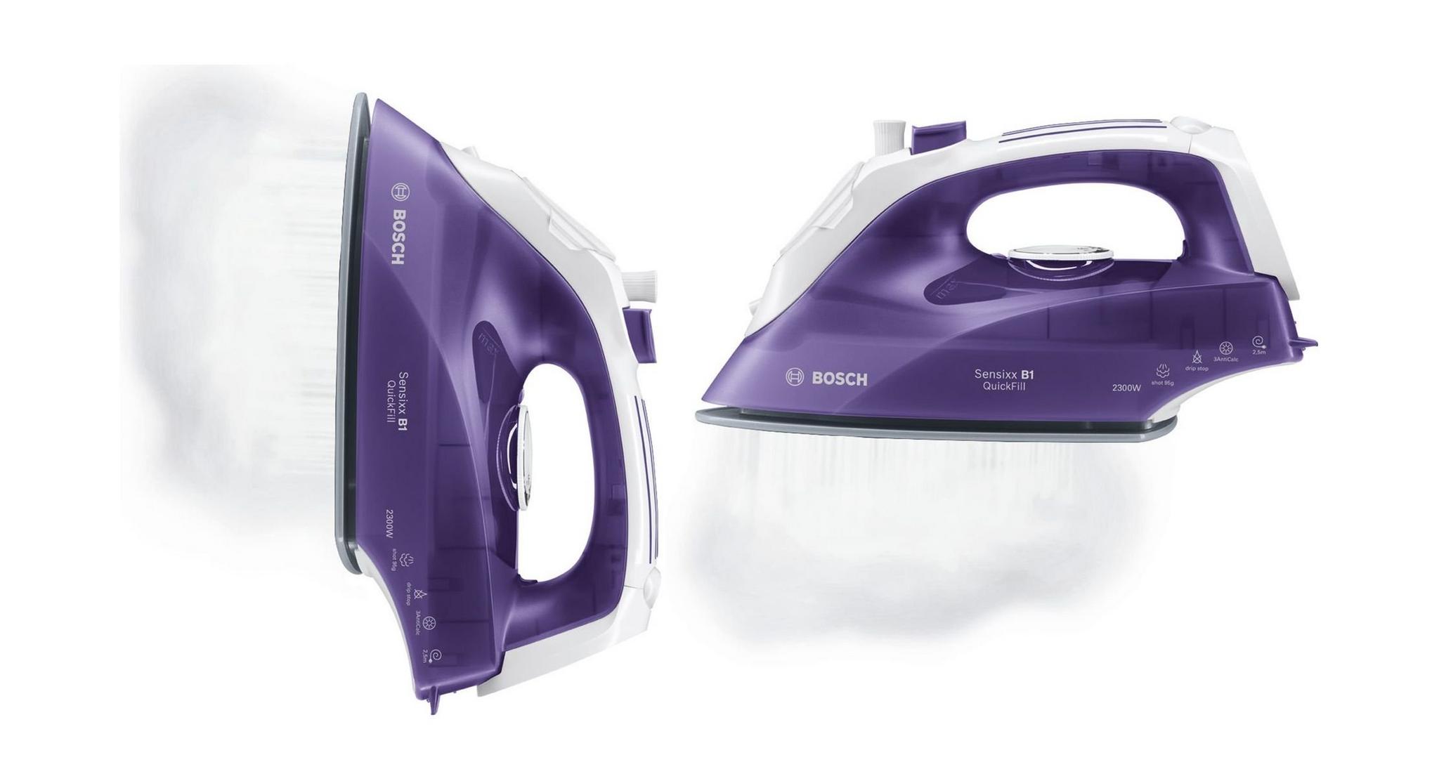 Bosch 2300W 290ML QuickFill Steam Iron (TDA2651GB) – Purple