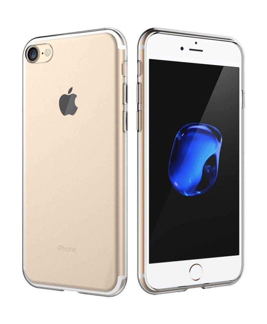 غطاء الحماية إيزي أك الشفاف لهاتف آيفون ٧  + بطارية الشحن الخارجية بقوة ٢٦٠٠ ملي أمبير