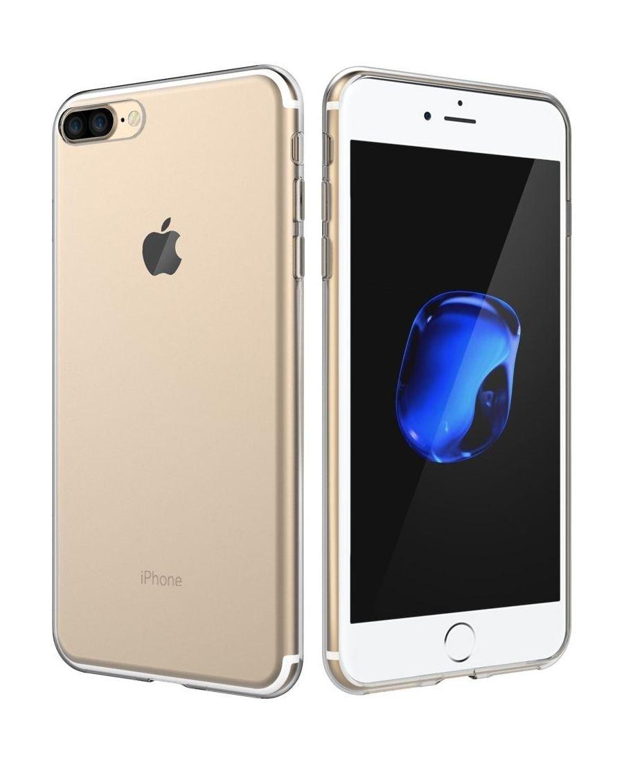 غطاء الحماية إيزي أك الشفاف لهاتف آيفون ٧   بلس + بطارية الشحن الخارجية بقوة ٢٦٠٠ ملي أمبير