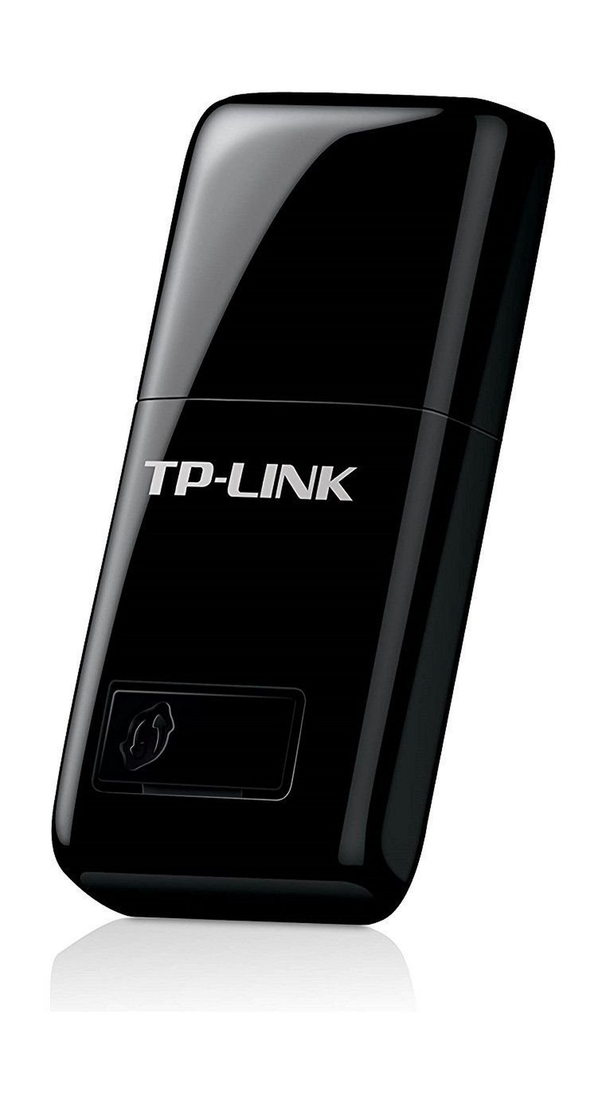 TP-Link N300 Wireless Mini USB Adapter, TL-WN823N - Black