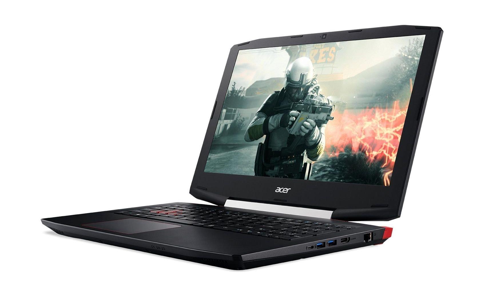 لابتوب الألعاب آيسر في إكس٥ - كور آي ٧ - رام ١٦ جيجابايت - ١ تيرا بايت إتش دي دي + ٢٥٦ جيجابايت إس إس دي - ٤ جيجابايت بطاقة رسومات نفيديا - شاشة ١٥,٦ بوصة - أسود (VX5-591G)