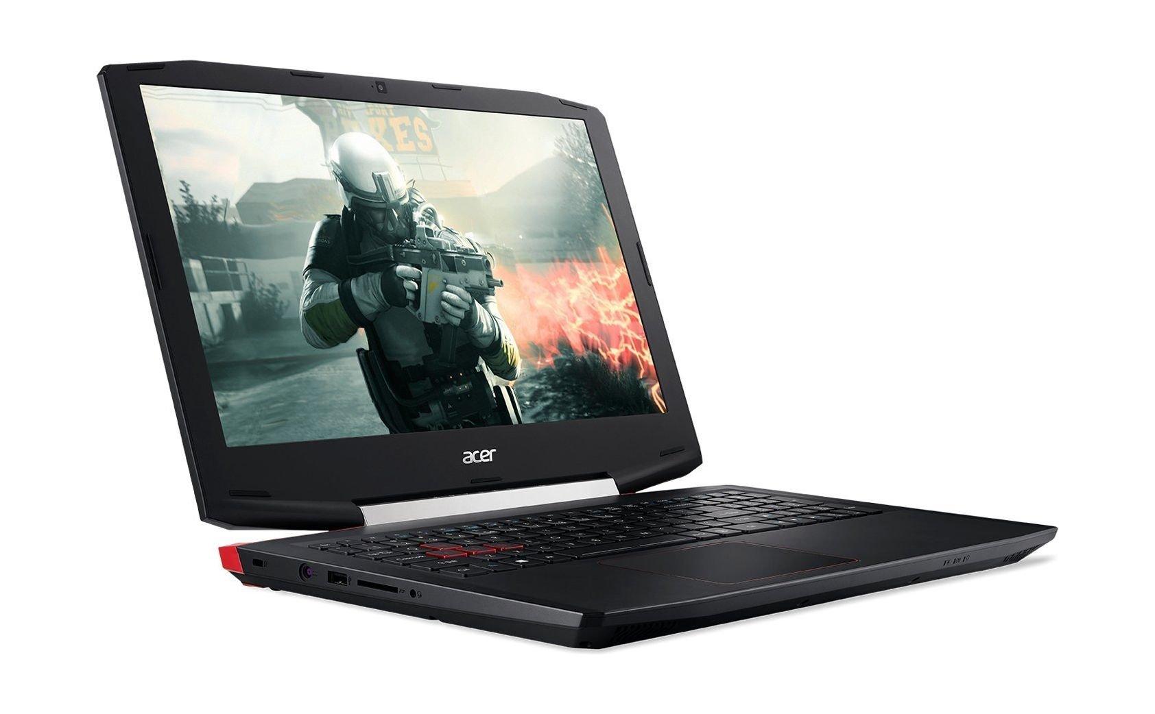 لابتوب الألعاب آيسر في إكس٥ - كور آي ٧ - رام ١٦ جيجابايت - ١ تيرا بايت إتش دي دي + ٢٥٦ جيجابايت إس إس دي - ٤ جيجابايت بطاقة رسومات نفيديا - شاشة ١٥,٦ بوصة - أسود (VX5-591G)