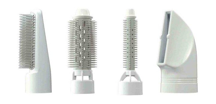 Panasonic Ionity Hair Styler, 650W, 4 Attachments, EH-KE46VP685 - White