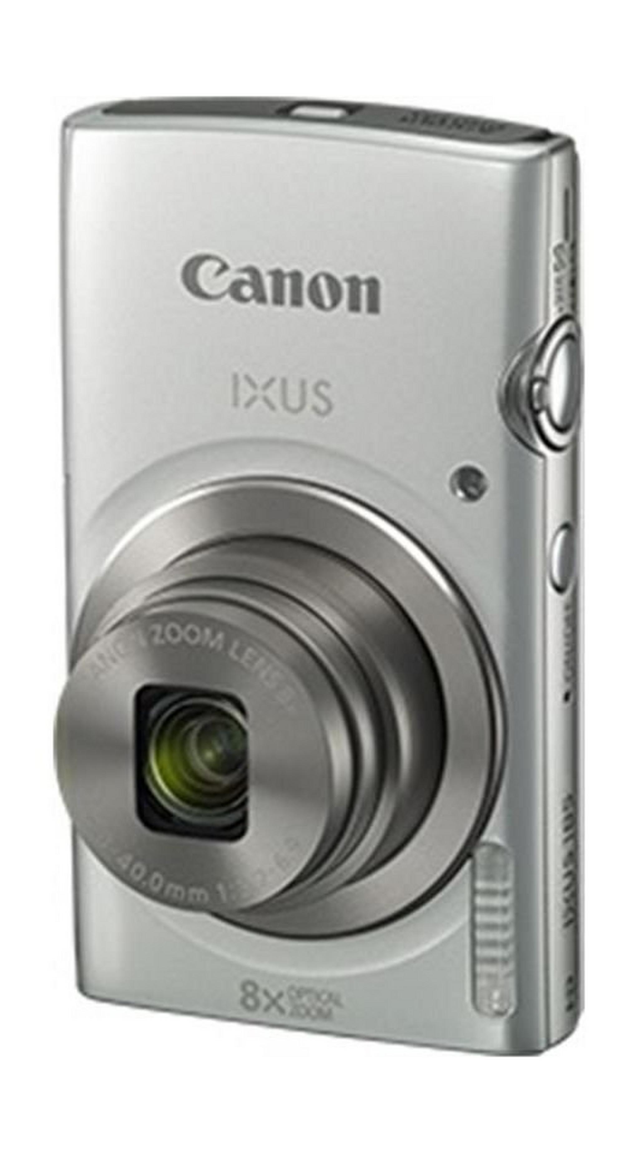 كاميرا كانون إكسيس ١٨٥ الرقمية - ٢٠ ميجابكسل - شاشة إل سي دي  ٢,٧ بوصة - فضي
