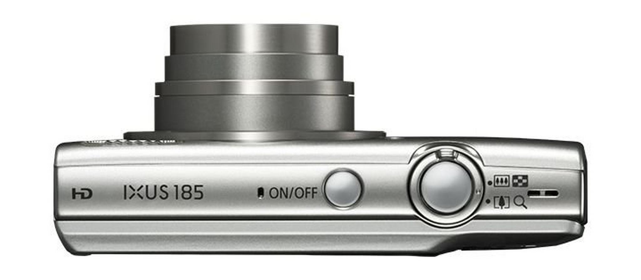 Canon IXUS 185 Digital Camera, 20MP 2.7-inch LCD Display – Silver