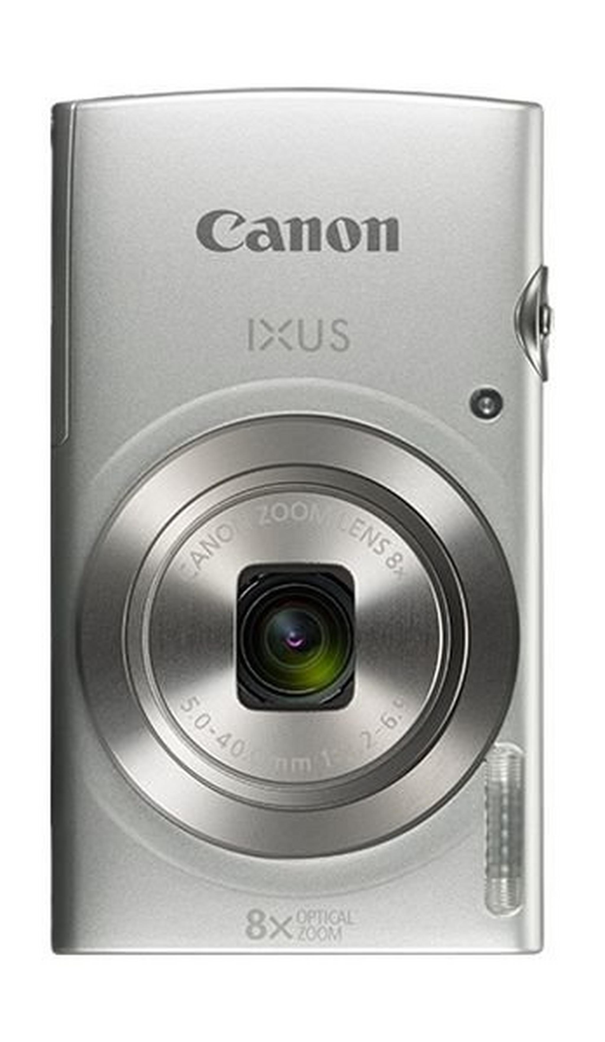 كاميرا كانون إكسيس ١٨٥ الرقمية - ٢٠ ميجابكسل - شاشة إل سي دي  ٢,٧ بوصة - فضي