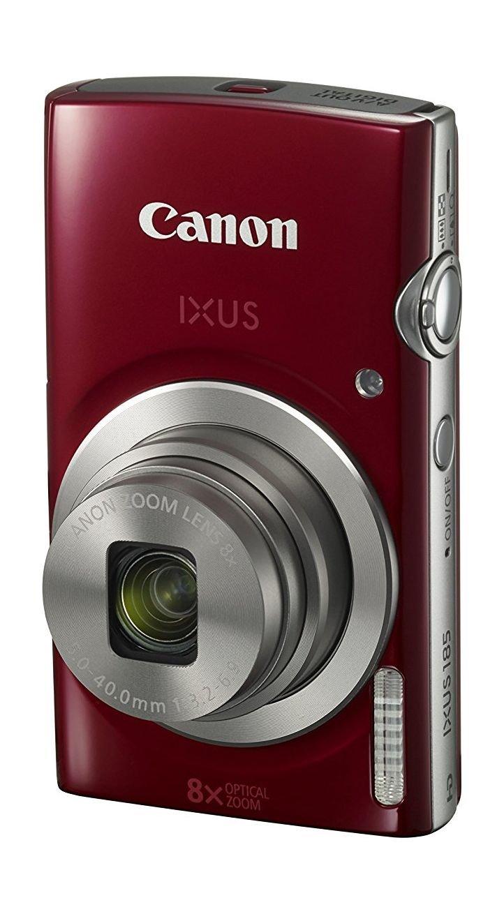 Canon IXUS 185 Digital Camera, 20MP 2.7-inch LCD Display – Red