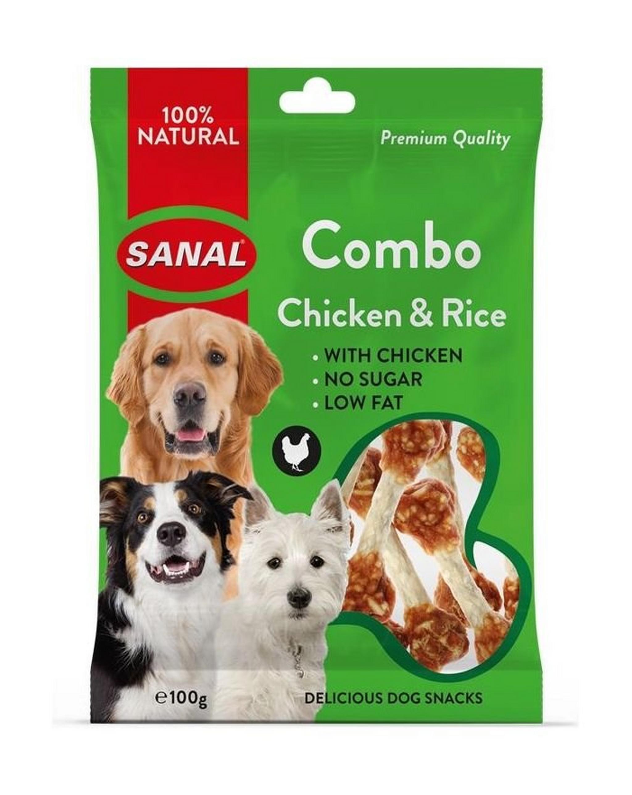 Sanal Dog Combo Chicken & Rice - 100g