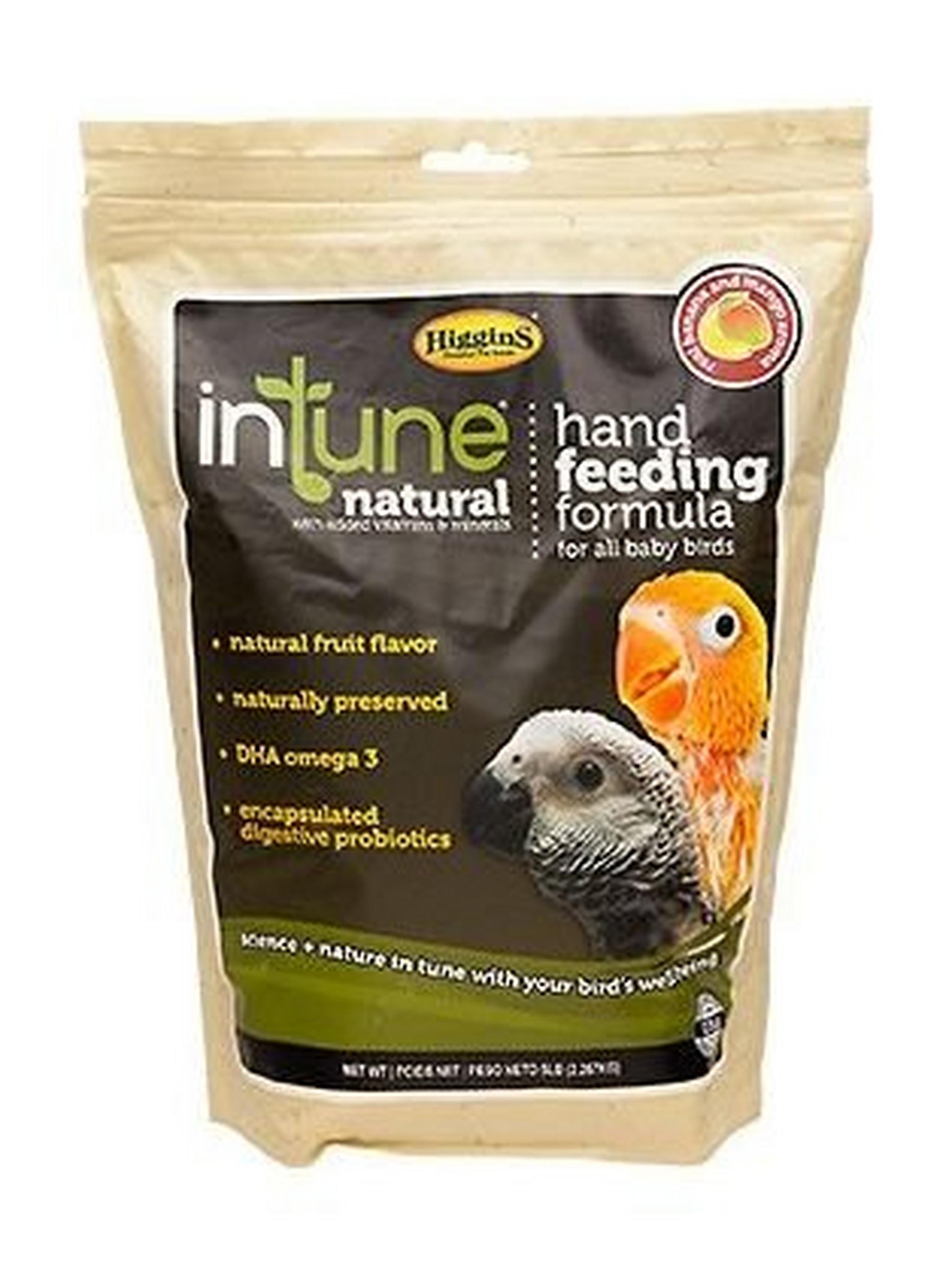 Higgins InTune Natural Hand Feeding Formula for all Birds - 5lbs