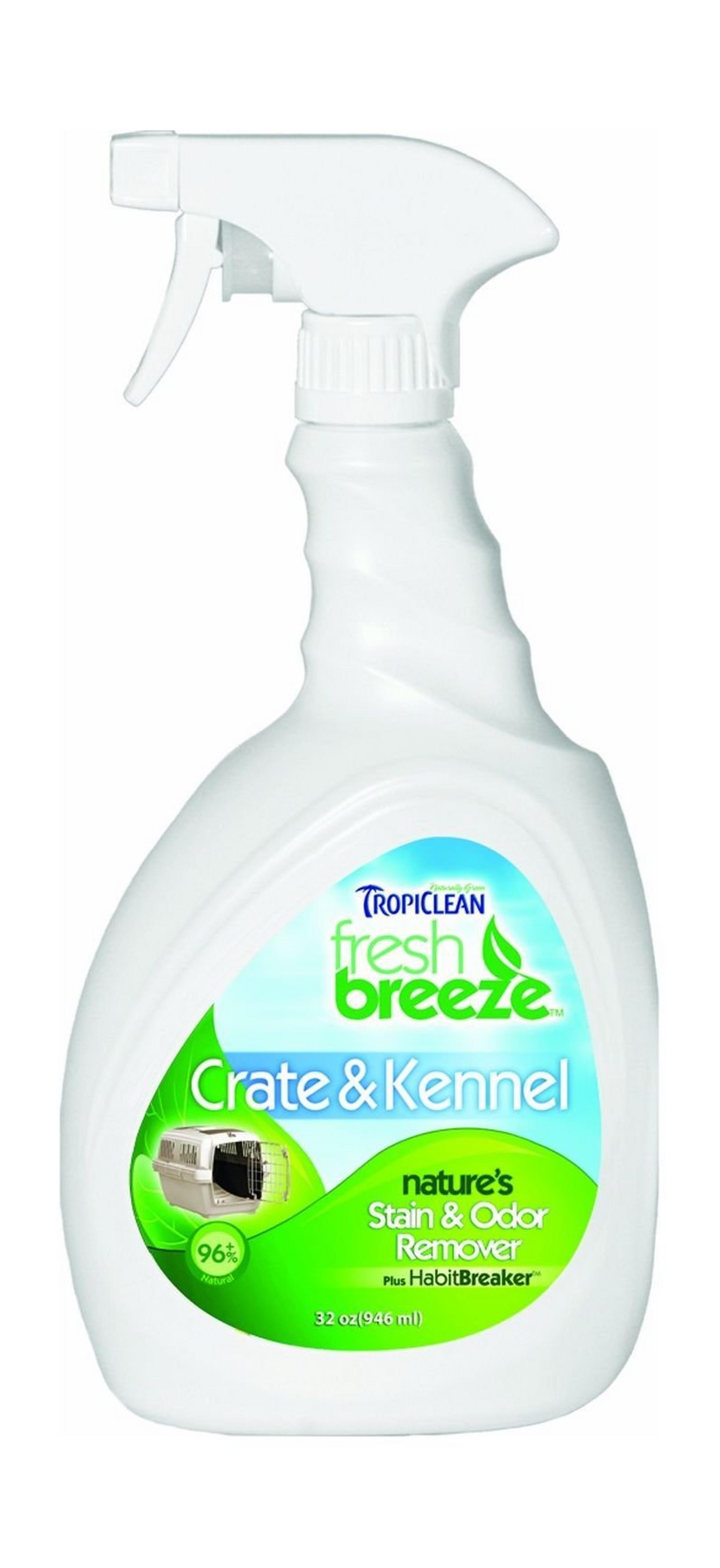 Tropiclean Fresh Breeze Stain and Odor Crate and Kennel Cleaner – 32oz