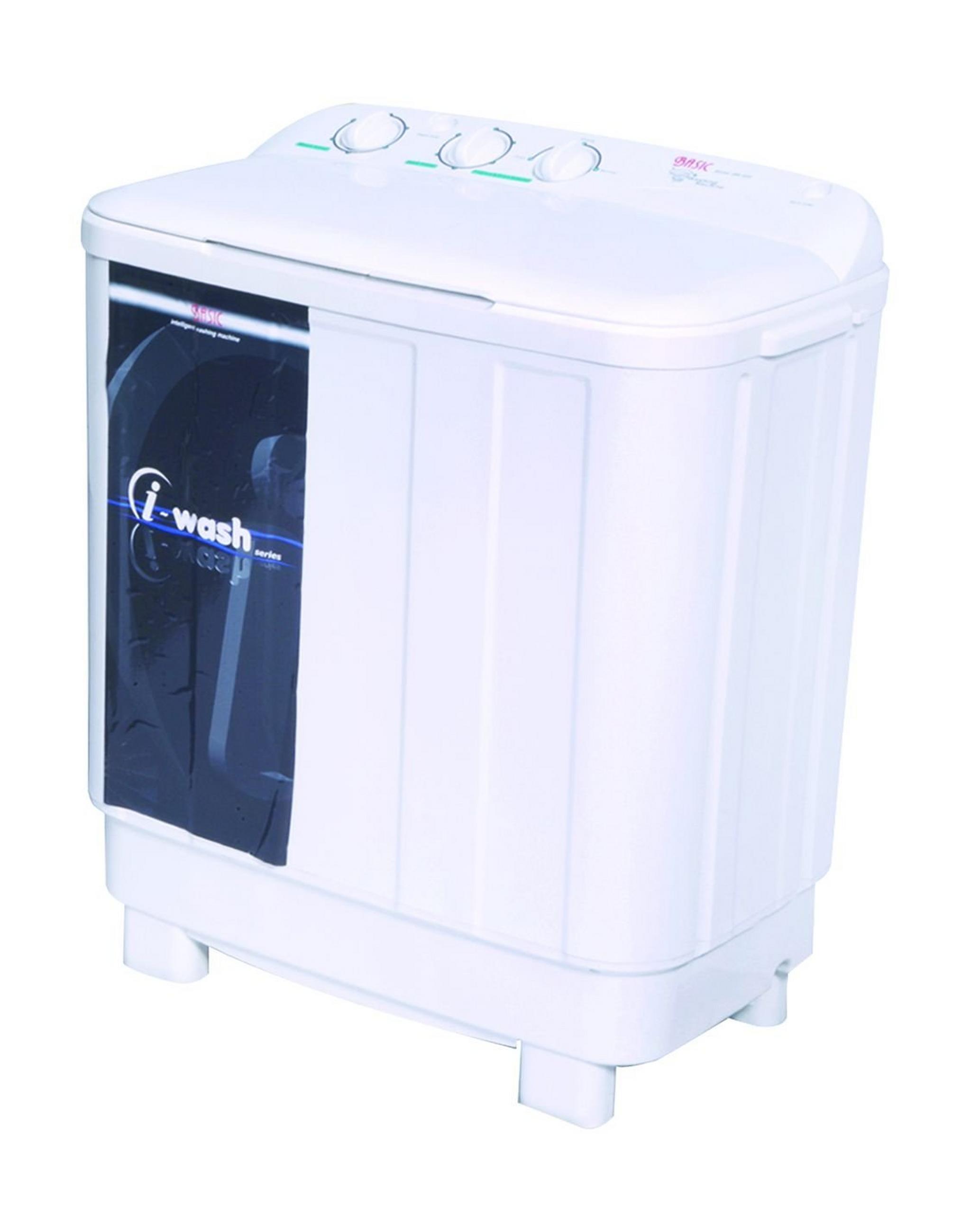 Basic 4.2KG Twin Tub Washing Machine (BW-46H) – White