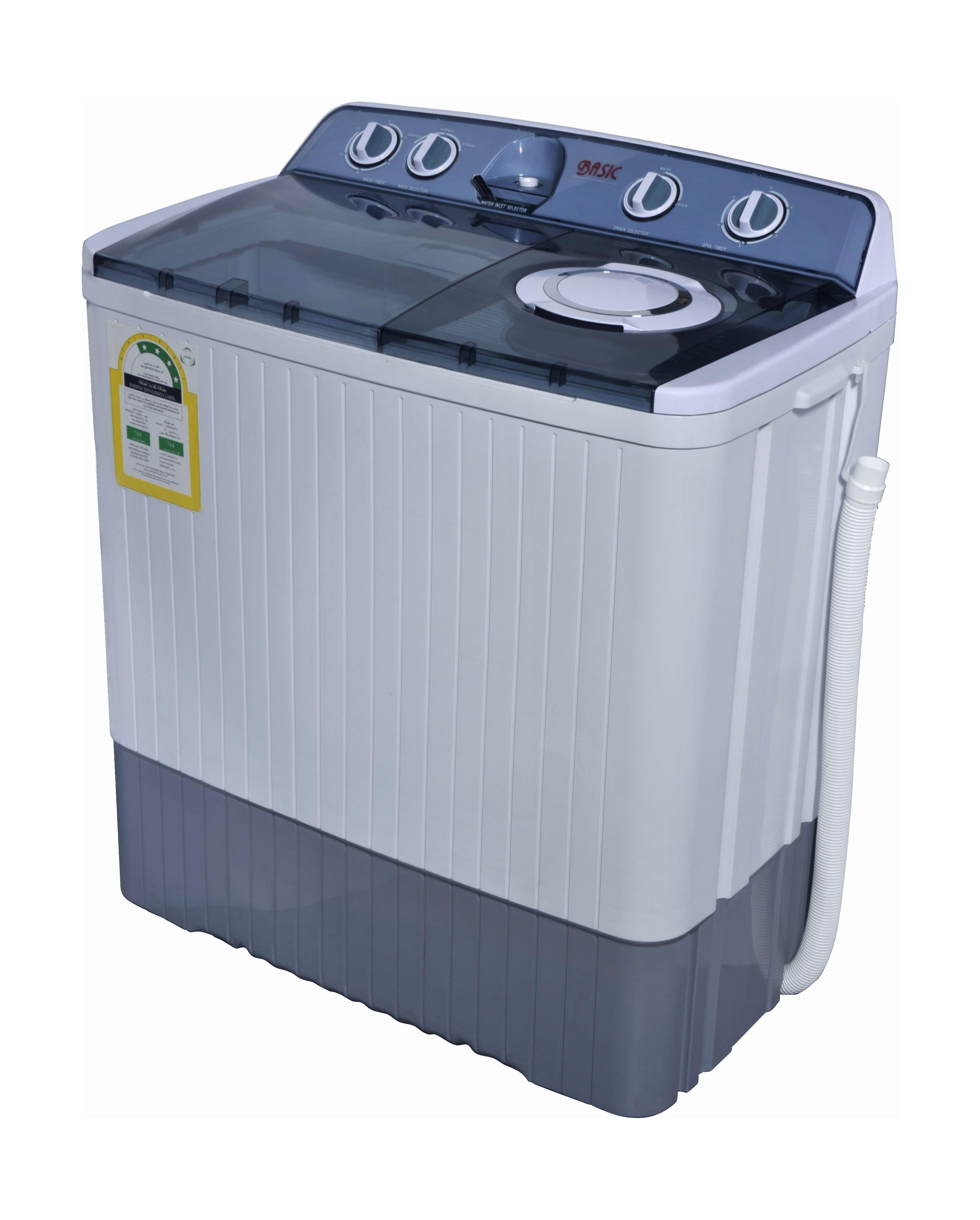 Basic 14KG Twin Tub Washing Machine (BW-1600) – White