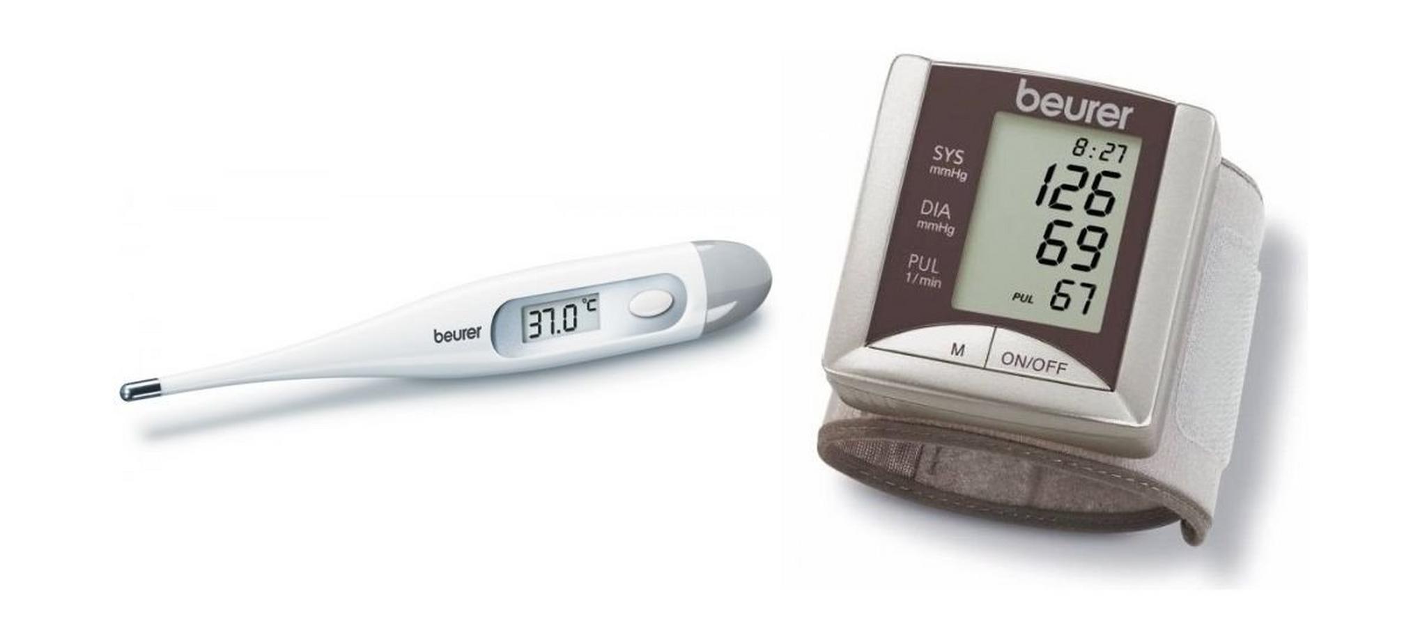 جهاز قياس ضغط الدم بيورير  BC20 + مقياس الحرارة الرقمي FT 09