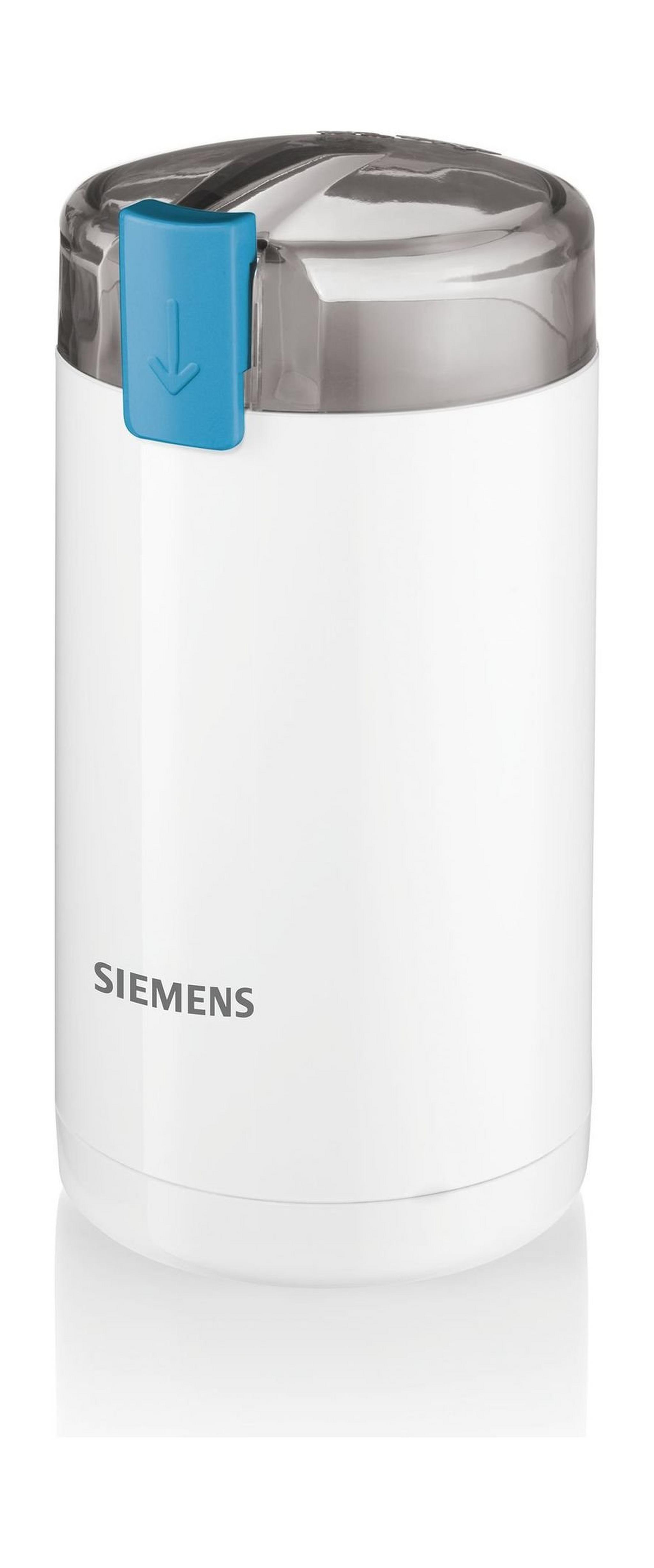 Siemens 180W 75G Coffee Grinder (MC23200GB) – White