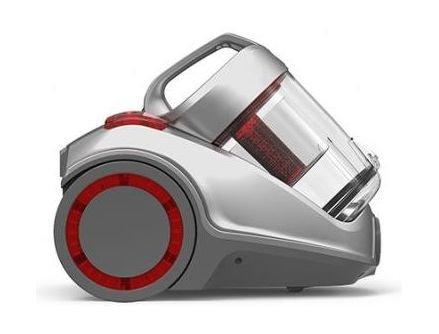 المكنسة الكهربائية هوفر بدون كيس بقوة ٢٢٠٠ واط وسعة ٣ لتر – فضي / أحمر  (HC84-P6A-ME)