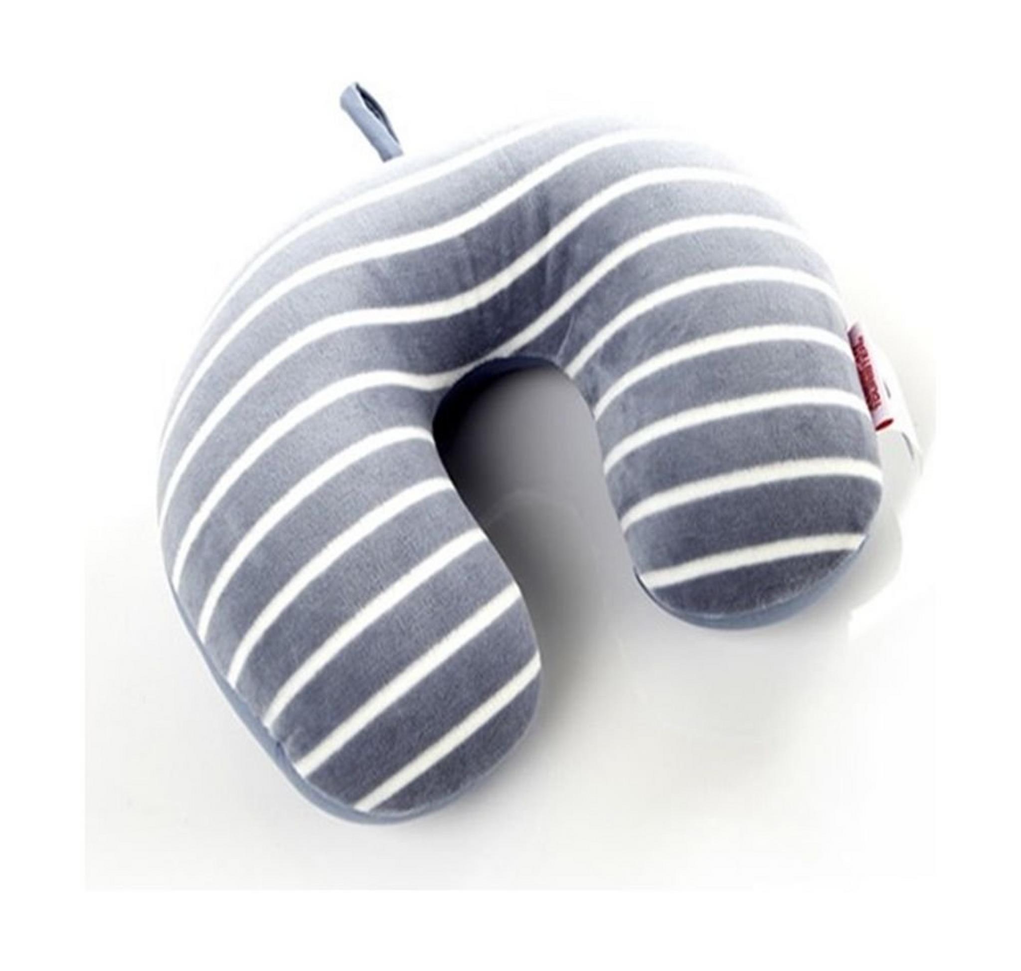 American Tourister Smart Travel Pillow (Z19X13015) – Grey / White